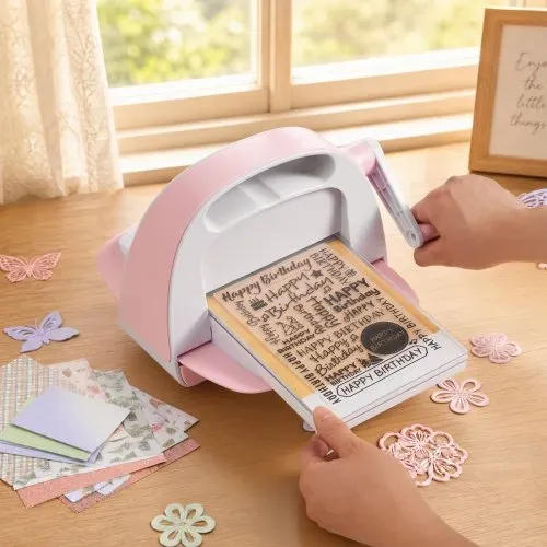 VEVOR Manuelle Stanz- & Prägemaschine, 152 mm Schnittbreite, Tragbare Stanzmaschine mit Stanzplatten, Ergonomischer Griff, für Kunsthandwerk, Scrapbooking, Kartenherstellung & Bastelarbeiten – Bild 7