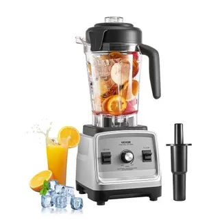 VEVOR Standmixer Smoothie Maker Blender 1600 W 2,5 L professioneller Mixer mit leistungsstarkem Motor, multifunktionaler Mixer zur Lebensmittelverarbeitung für Smoothies / Milchshakes / Säfte VEVOR Standmixer Smoothie Maker Blender 1600 W 2,5 L professioneller Mixer mit leistungsstarkem Motor, multifunktionaler Mixer zur Lebensmittelverarbeitung für Smoothies / Milchshakes / Säfte