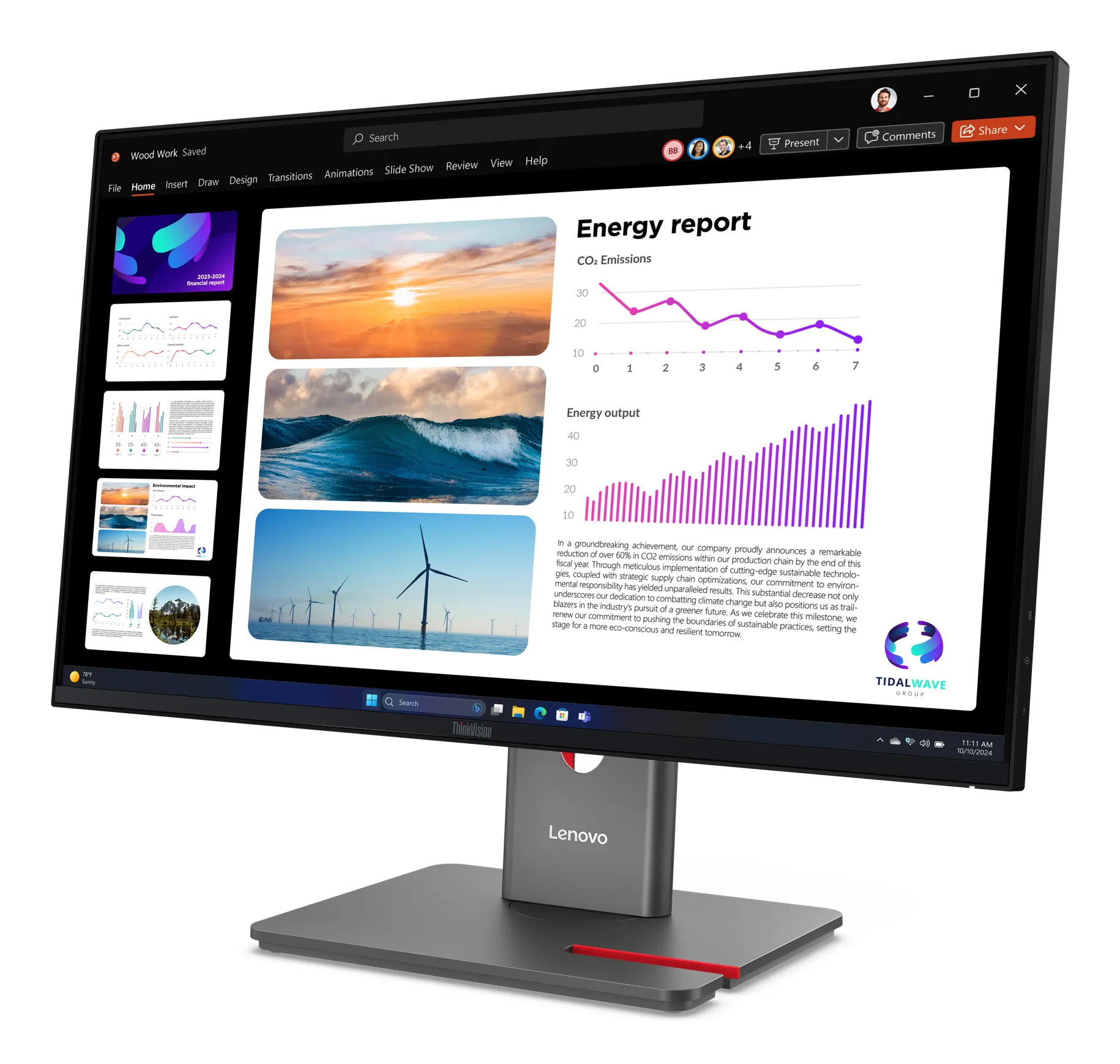 Lenovo ThinkVision P24Q-40 Monitor – Bild 2