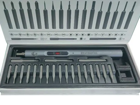 Synergy 21 Tools – elektrischer AKKU Schrauber Mini Schraubenzieher Synergy 21 Tools – elektrischer AKKU Schrauber Mini Schraubenzieher