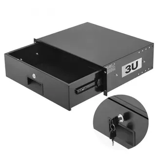 VEVOR 3U-Rackschublade, 22,68 kg, abschließbares Serverschrankgehäuse, Schiebeschublade mit Schloss & Kabelmanagementlöchern, für 482 mm Netzwerkgeräte-Server-AV-Rack oder Schrankgehäuse VEVOR 3U-Rackschublade, 22,68 kg, abschließbares Serverschrankgehäuse, Schiebeschublade mit Schloss & Kabelmanagementlöchern, für 482 mm Netzwerkgeräte-Server-AV-Rack oder Schrankgehäuse