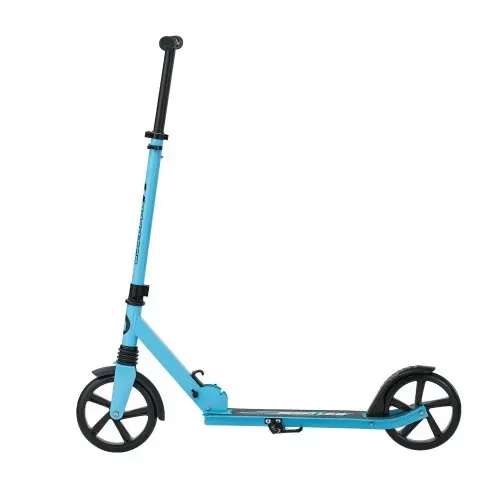 VEVOR Scooter (2 Räder) für Kinder ab 8 Jahren, Cityroller Kinderroller Straßenroller mit höhenverstellbarem Lenker & rutschfestem Deck, faltbarer Tretroller bis zu 100 kg, Schwarz + Blau – Bild 9