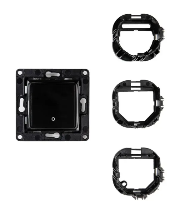 Shelly · Unterputz Zubehör · "Wall Switch 1" · Wandtaster · 1-fach · Schwarz – Bild 2