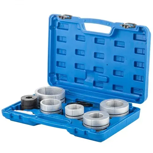 VEVOR Hydraulischer Auspuffrohr-Expander, Größe 4,13 bis 10,8 cm, 10-T-Pedalpumpe im Lieferumfang enthalten, mit 4 Matrizen, 2 Aufbewahrungskoffern für Kupfer-Aluminium-Rohre bei der Autoreparatur – Bild 8