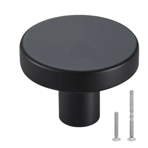 VEVOR Möbelknöpfe, 10er-Pack, 32 mm, Schrankknöpfe aus schwarzer Zinklegierung, massive Küchenknöpfe, Schubladenknöpfe mit Schrauben für Badezimmer, Schränke, Schubladen, Küche VEVOR Möbelknöpfe, 10er-Pack, 32 mm, Schrankknöpfe aus schwarzer Zinklegierung, massive Küchenknöpfe, Schubladenknöpfe mit Schrauben für Badezimmer, Schränke, Schubladen, Küche