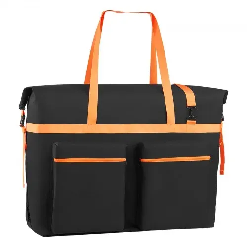 VEVOR Aufbewahrungstasche für 5x 300W Faltbare Solarmodule Schwarz & Orange, Tragbare Solarpanel Tasche für Outdoor Camping Ausflug Wohnmobile, aus Faraday & Nylon, Wasserdicht, mit Signalblockierung – Bild 10