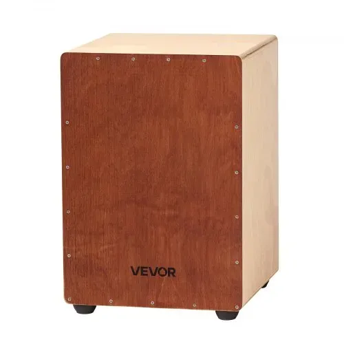 VEVOR Cajon, Kistentrommel, mit internen Snare-Drähten, leichte Drum-Box aus Holz, tragbares Trommel-Musikinstrument mit Silikonfüßen, abgerundeten Kanten, für Anfänger & Profis, 305x305x430 mm – Bild 10
