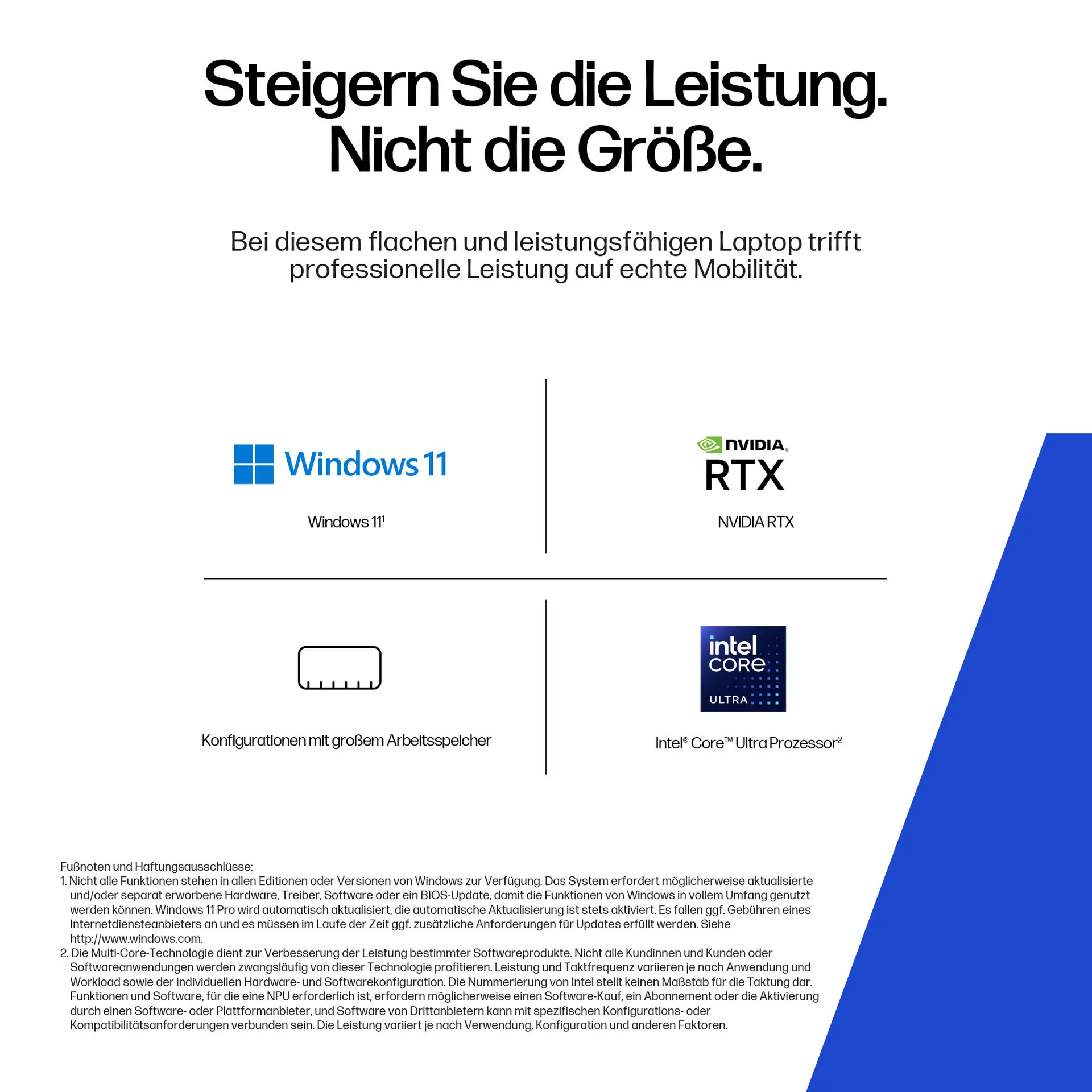 HP ZBook 8 G1i Intel Core Ultra 7 255H Mobiler Arbeitsplatz 35,6 cm (14") 2.5K 32 GB DDR5-SDRAM 1 TB SSD NVIDIA RTX 500 Ada Wi-Fi 7 (802.11be) Windows 11 Pro AI Workstation, AI PC Silber – Bild 4