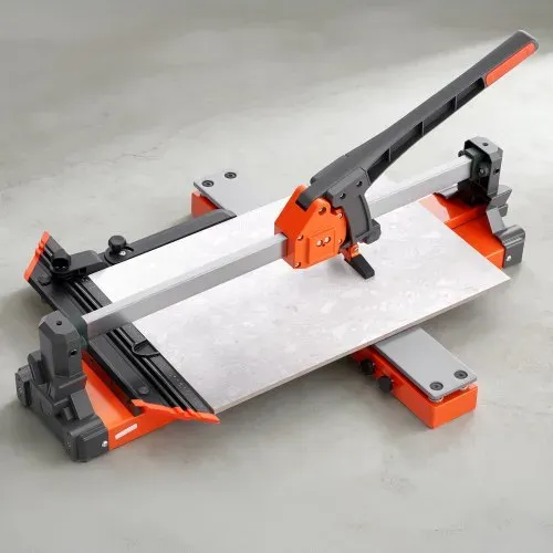 VEVOR Fliesenschneider 600 mm, Fliesenschneidmaschine mit Federbelasteter Basis & Verstellbarem Winkelanschlag, Wolframkarbid-Schneidscheibe, Präzisions-Ausrichtungshilfe, für Keramikfliesen – Bild 7