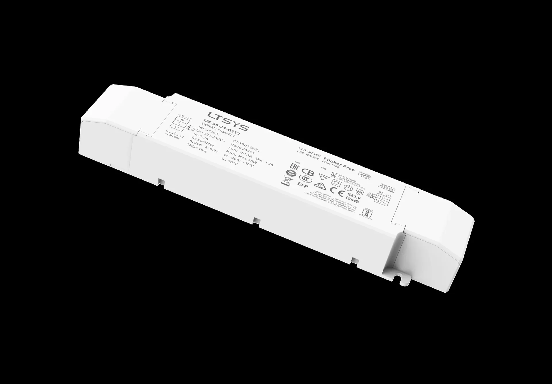 SELF Netzteil – 24V 120W IP20 TRIAC dim SELF Netzteil – 24V 120W IP20 TRIAC dim