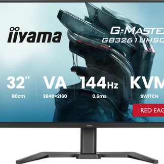 iiyama G-MASTER GB3261UHSCP-B1 Computerbildschirm 80 cm (31.5″) 3840 x 2160 Pixel 4K Ultra HD LED Schwarz iiyama G-MASTER GB3261UHSCP-B1 Computerbildschirm 80 cm (31.5″) 3840 x 2160 Pixel 4K Ultra HD LED Schwarz