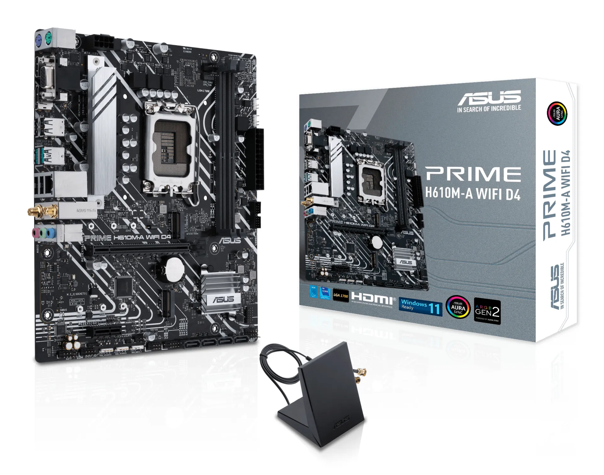 ASUS PRIME H610M-A WIFI D4 Intel H610 LGA 1700 micro ATX ASUS PRIME H610M-A WIFI D4 Intel H610 LGA 1700 micro ATX