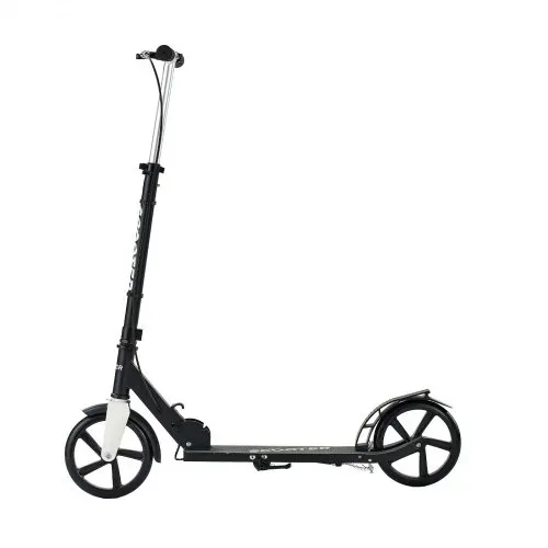 VEVOR Scooter (2 Räder) für Kinder ab 8 Jahren, Cityroller Kinderroller Straßenroller mit höhenverstellbarem Lenker & rutschfestem Deck & Handbremse, Tretroller bis zu 100 kg, Schwarz + Silber – Bild 9