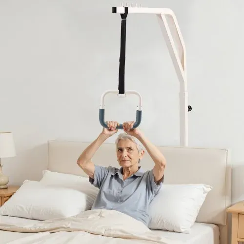 VEVOR Bettgalgen 990x900x1730 mm, höhenverstellbarer Krankenaufrichter, Bettaufrichter bis 136 kg, Aufstehhhilfe für ältere oder bettlägerige Menschen, für Krankenhaus, Pflegeheim & häusliche Pflege – Bild 7