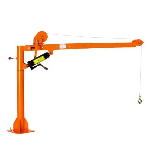VEVOR Pickup Kran mit 453,6kg Tragkraft, Manueller Ladekran Inkl. Handwinde & 8t Hydraulikpumpe, Hebekran mit Teleskopausleger & 360° Drehkranz, Hebezeug aus Kohlenstoffstahl für Pick-up LKW Anhänger – Bild 8