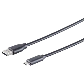 USB Kabel, 3.1 C-Stecker – 2.0 A-Stecker, 1m USB Kabel, 3.1 C-Stecker – 2.0 A-Stecker, 1m