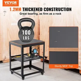 VEVOR Maschinenständer Dickenhobel 70,3×60,3×90cm Untergestell Dickenhobelmaschine Stahl & MDF Max. Belastbarkeit 45kg Maschinentisch höhenverstellbar Kompitable mit meisten Hobelmaschinen Sägen VEVOR Maschinenständer Dickenhobel 70,3×60,3×90cm Untergestell Dickenhobelmaschine Stahl & MDF Max. Belastbarkeit 45kg Maschinentisch höhenverstellbar Kompitable mit meisten Hobelmaschinen Sägen
