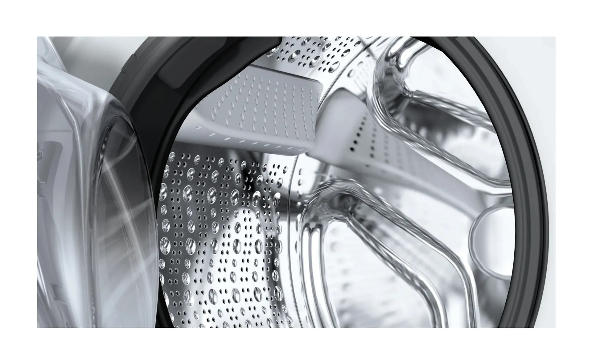 Siemens iQ500 WG44G2F22 Waschmaschine Frontlader 9 kg 1351 RPM Schwarz, Weiß – Bild 2