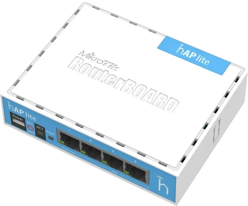 MikroTik home Access Point RB941-2nD, hAP lite, 2.4 GHz, 4x 10/100 MikroTik home Access Point RB941-2nD, hAP lite, 2.4 GHz, 4x 10/100