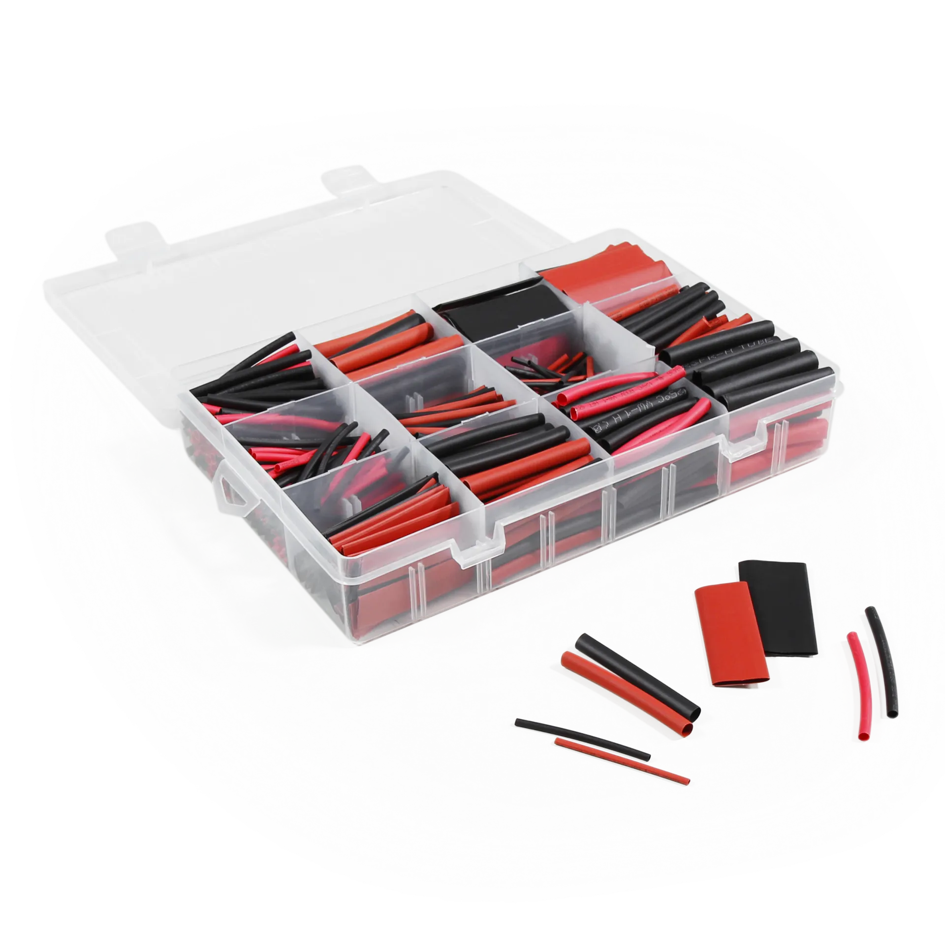 Schrumpfschlauch-Set McPower, 560-teilig in Sortimentsbox, rot&schwarz Schrumpfschlauch-Set McPower, 560-teilig in Sortimentsbox, rot&schwarz