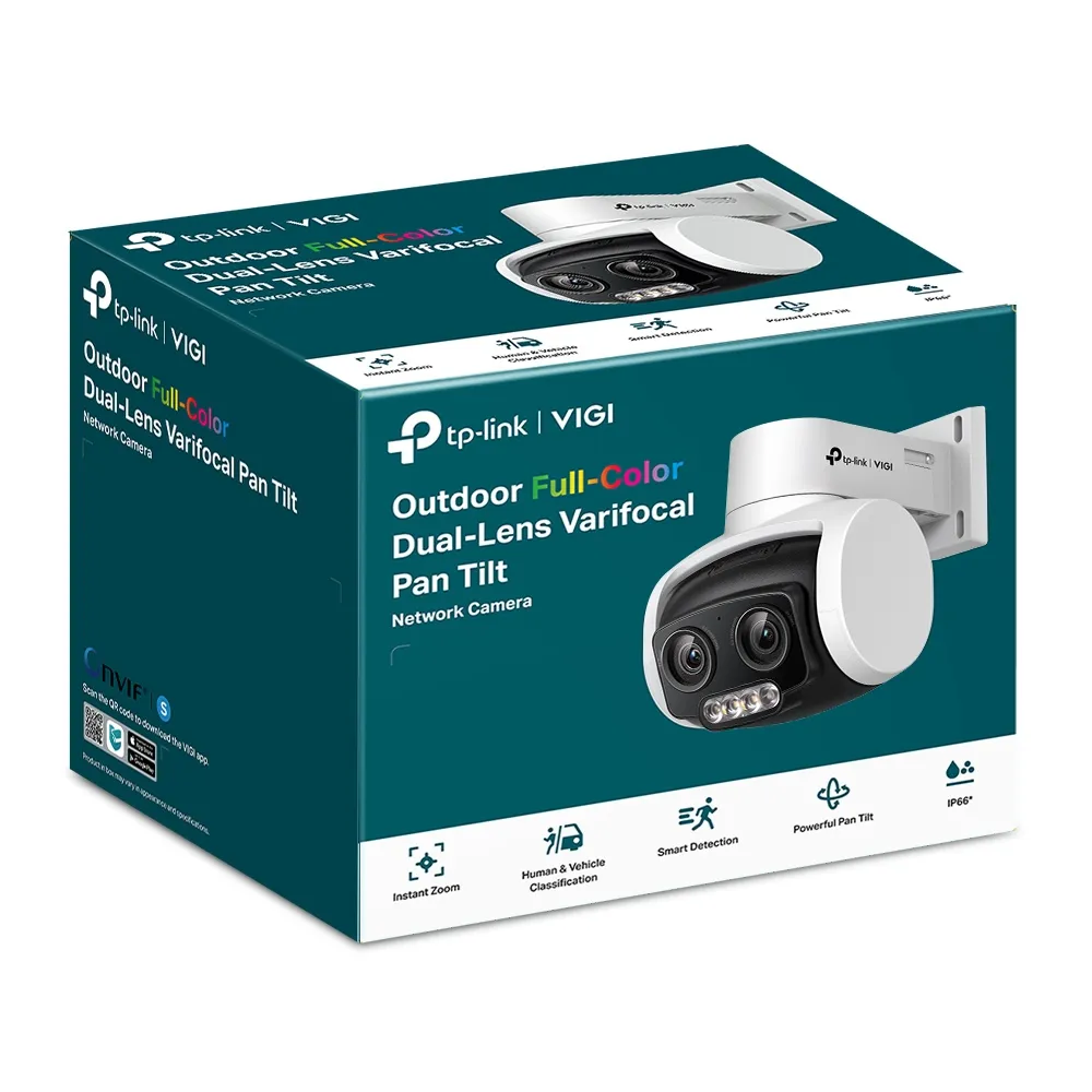 TP-Link - 4MP Dual-Lens Varied Focal Full-Color PT Camera - VIGI C540V(4mm) – Bild 5