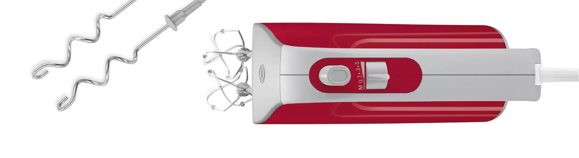 Bosch MFQ40303 Mixer Handmixer 500 W Rot, Silber – Bild 3
