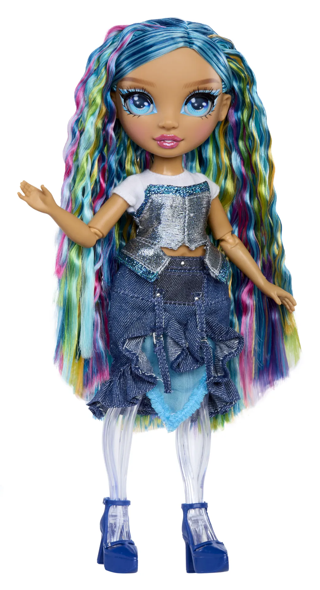 Rainbow High Rainbow Shimmers with Slime Fashion Doll - Skyler (blue) – Bild 4