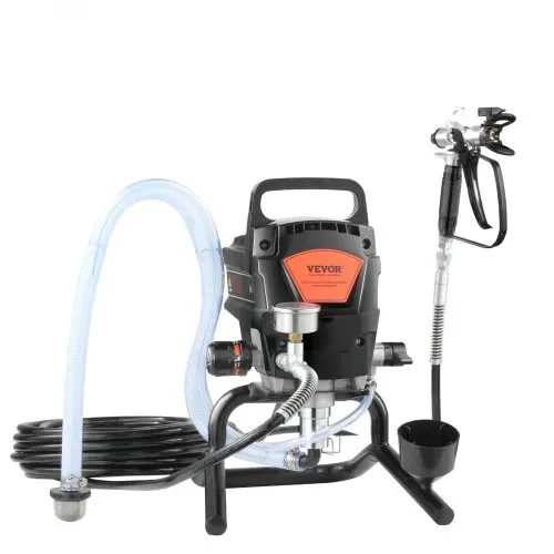 VEVOR Tragbares Airless-Farbspritzgerät, 950 W, 3000 psi, Hocheffizientes Elektrisches Spritzgerät, Farbspritzgeräte Spritzlackiermaschine Hochdruck-Airless-Farbsprühsystem mit 15 m Schlauchlänge – Bild 10