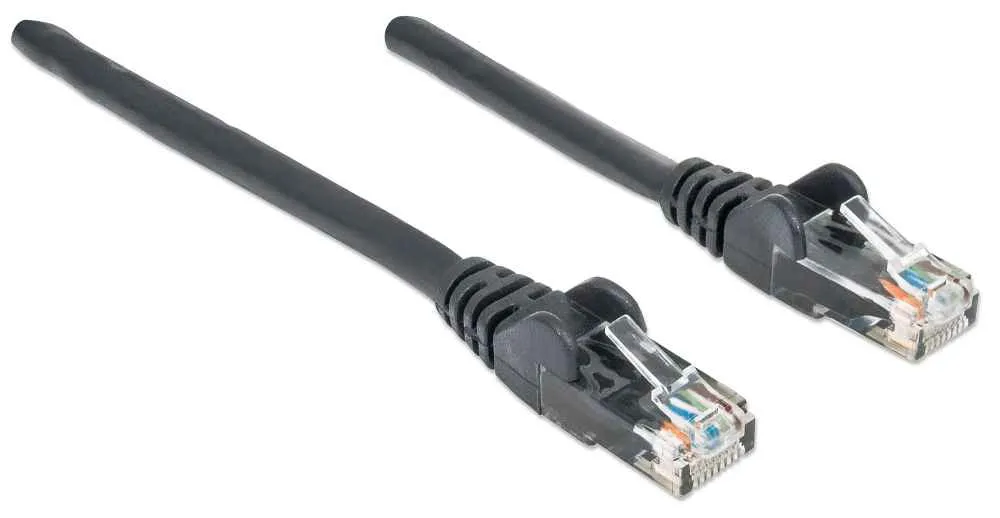 Intellinet Netzwerkkabel, Cat6, U/UTP, CCA, Cat6-kompatibel, RJ45-Stecker/RJ45-Stecker, 0,5 m, schwarz – Bild 3