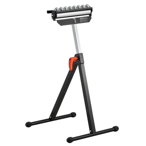 VEVOR 3-in-1 Rollenständer, 136 kg, 68–108 cm höhenverstellbar, Rollenbock mit 29,2 cm poliertem, multidirektionalem Rollenkopf, für Tischkreissägen-Auslauf, Holzbearbeitungs-Verlängerungsstütze VEVOR 3-in-1 Rollenständer, 136 kg, 68–108 cm höhenverstellbar, Rollenbock mit 29,2 cm poliertem, multidirektionalem Rollenkopf, für Tischkreissägen-Auslauf, Holzbearbeitungs-Verlängerungsstütze