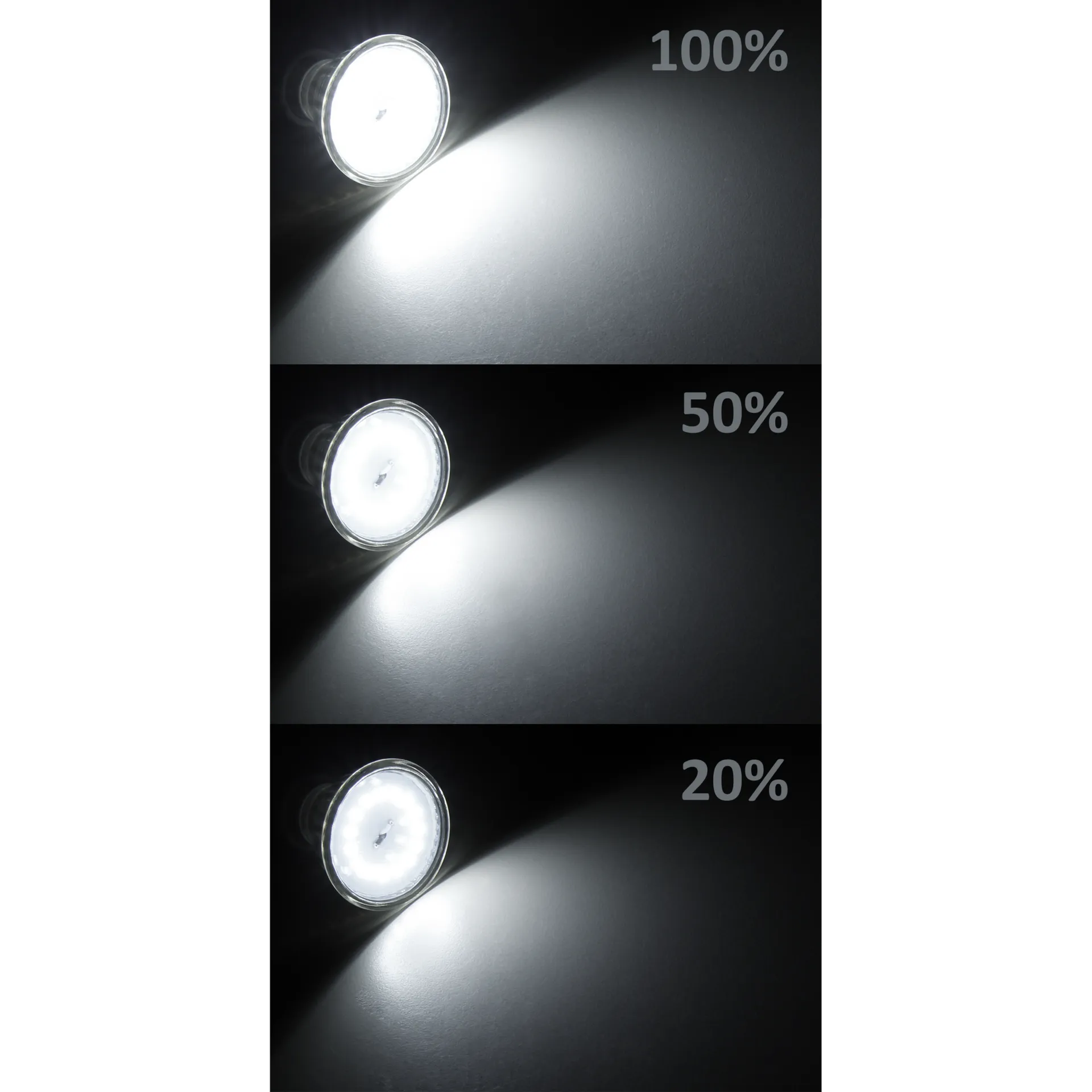 LED-Strahler McShine ''LS-450'' GU10, 5,5W, 470lm, neutralweiß, step dimmbar 100/50/20% – Bild 4