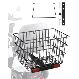 VEVOR Elektromobil Hinterkorb, 39x30x30 cm, Gepäckkorb Seniorenmobil, funktioniert mit 2,54 cm Empfänger, faltbarer Metalldrahtkorb, kompatibel mit den meisten Mobilitätsrollern Mobilitätshilfe VEVOR Elektromobil Hinterkorb, 39x30x30 cm, Gepäckkorb Seniorenmobil, funktioniert mit 2,54 cm Empfänger, faltbarer Metalldrahtkorb, kompatibel mit den meisten Mobilitätsrollern Mobilitätshilfe
