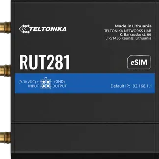 Teltonika · Router · RUT281 · Kompakter-4G/LTE Router Teltonika · Router · RUT281 · Kompakter-4G/LTE Router