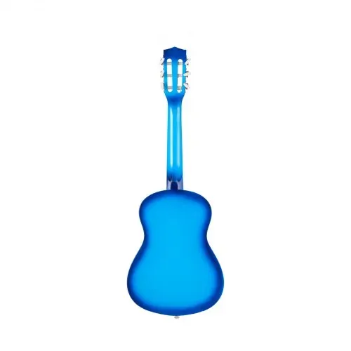 VEVOR Konzertgitarre, 780 mm, Holz-Klassikgitarren-Starter-Set für Anfänger, mit Nylonsaiten, Gigbag, Gurt, Stimmgerät, zusätzlichen Saiten, Plektren, Kapodaster, Linde, für Einsteiger, Blau – Bild 10
