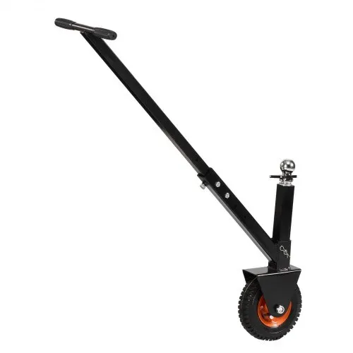 VEVOR Rangierhilfe Anhänger, 136kg Stützlastkapazität, 42 & 56cm höhenverstellbarer Anhängerwagen, mit 47,6 & 50,8mm Kugeln, 8,5 Zoll pneumatischem Gummireifen, zum Bewegen von Wohnmobilanhängern – Bild 10