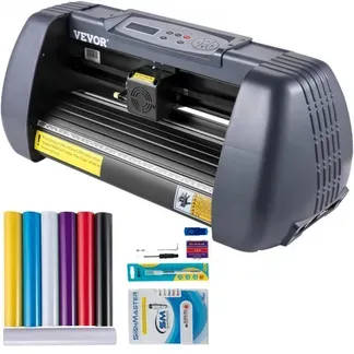 VEVOR 375 mm Vinyl Schneideplotter Papiereinzug, Folienplotter Drucker Vinyl Schneiden Set, Unterstützt DM/PL, HP/GL-Sprache, Abdeckfolie zum Malen und Ätzen, Scrapbook-Papiere PU-Vinyl schneiden VEVOR 375 mm Vinyl Schneideplotter Papiereinzug, Folienplotter Drucker Vinyl Schneiden Set, Unterstützt DM/PL, HP/GL-Sprache, Abdeckfolie zum Malen und Ätzen, Scrapbook-Papiere PU-Vinyl schneiden