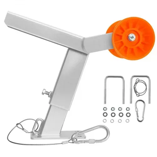 VEVOR Bootsanhänger-Sitz mit Rolle, 365–548 mm höhenverstellbar, Windstand mit U-Bolzen für 50,8–76,2 mm B x 76,2–101,6 mm H Anhängerkupplung, passend für Jetski, Segelboot, Schnellboot VEVOR Bootsanhänger-Sitz mit Rolle, 365–548 mm höhenverstellbar, Windstand mit U-Bolzen für 50,8–76,2 mm B x 76,2–101,6 mm H Anhängerkupplung, passend für Jetski, Segelboot, Schnellboot