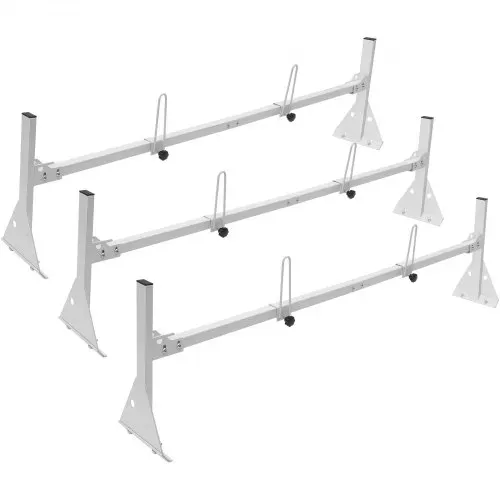VEVOR Dachleiterträger Relingträger 3 Stk. 1430–1560 mm Länge Einstellbar Truck Rack 200–215 mm Höhe, 340 kg Belastbar Lkw Gepäckträger Racks Aluminiumlegierung gegen Rost, Korrosion Dachträger – Bild 8