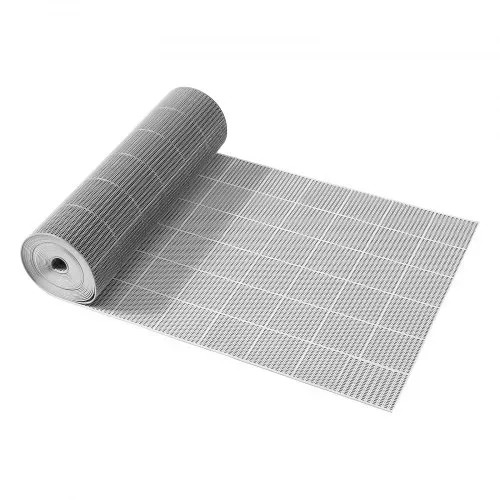 VEVOR Drainagematte PVC (0,9 m x 15 m), Rutschfeste PVC-Bodenmatte Spritzschutzmatte für Nassbereiche, Hohlmattenrolle, Antirutschmatte für Schwimmbäder, Terrassen, Badezimmer & Toiletten, Grau – Bild 8