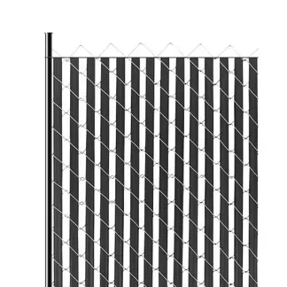 VEVOR Sichtschutzlamellen, 1740 mm doppelwandige vertikale Lamellen mit unterer Verriegelung für Maschendrahtzäune, HDPE-Maschendrahtlamellen, ideal für Garten, Bauernhof, Sportplatz (schwarz) VEVOR Sichtschutzlamellen, 1740 mm doppelwandige vertikale Lamellen mit unterer Verriegelung für Maschendrahtzäune, HDPE-Maschendrahtlamellen, ideal für Garten, Bauernhof, Sportplatz (schwarz)