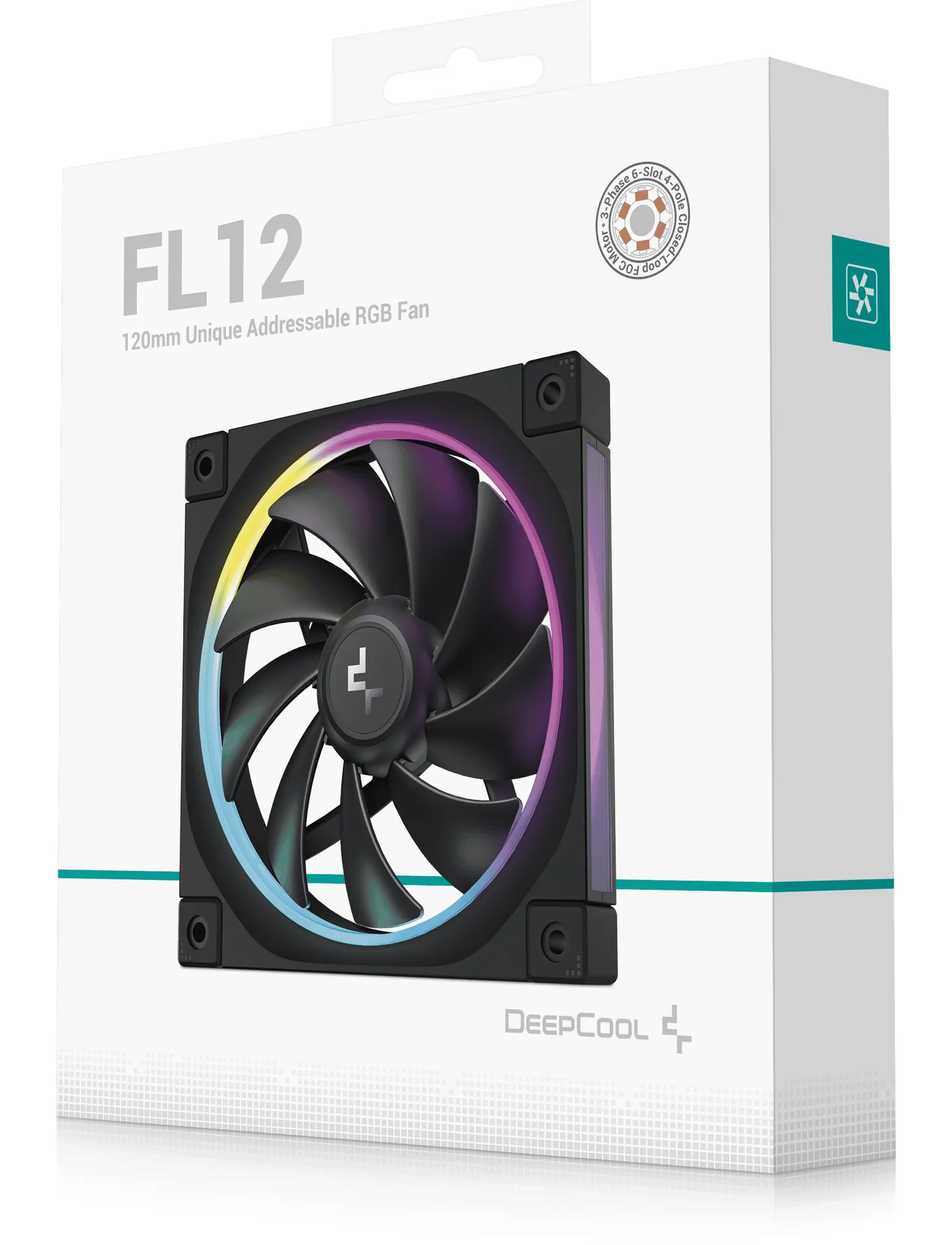 DeepCool FL12 Computergehäuse Ventilator 12 cm Schwarz 1 Stück(e) – Bild 7