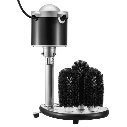 VEVOR elektrischer Gläserspüler Glasreiniger mit 5 Bürsten für Bars, 600 Tassen/h Weinglas-Reinigungsmaschine, Gläserspülmaschine für Sektgläser Bierkrüge Becher, perfekt für Bars Cafés VEVOR elektrischer Gläserspüler Glasreiniger mit 5 Bürsten für Bars, 600 Tassen/h Weinglas-Reinigungsmaschine, Gläserspülmaschine für Sektgläser Bierkrüge Becher, perfekt für Bars Cafés