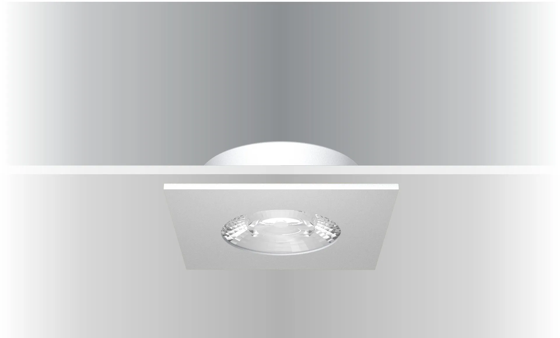 Synergy 21 LED Deckeneinbauspot Helios silber, quadratisch, warmweiß Synergy 21 LED Deckeneinbauspot Helios silber, quadratisch, warmweiß