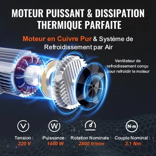 VEVOR 230V Elektrische Seilwinde 400kg bis 800kg Hubhöhe 12m Seilzug Motorwinde 1450W Motor Flaschenzug 10m/min Hubgeschwindigkeit Hebezug mit kabelloser Fernbedienung Seilhebezug Kettenzug – Bild 4