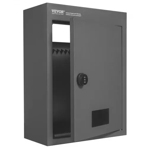 VEVOR Mauerdurchwurf Briefkasten Einbaubriefkasten 320x158x430mm dunkelgrau – Bild 9