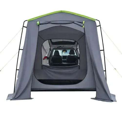 VEVOR Heckklappenzelt Autozelt für 5-9 Personen 323 x 244 x 220 cm, Wasserdichtes (PU3000 mm) Campingzelt mit Belüfteten Türen & Moskitonetzen, SUV-Heckzelt für Camping Wandern Outdoor-Aktivitäten – Bild 8