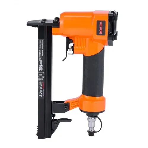 VEVOR Druckluftnagler, Drucklufttacker für Feindrahtklammern der Serie 71, 9,1 mm Krone, 4–16 mm Länge, 70–110 PSI, Druckluft Nagelpistole für Holzarbeiten, Polsterarbeiten, Heimwerkerprojekte – Bild 9