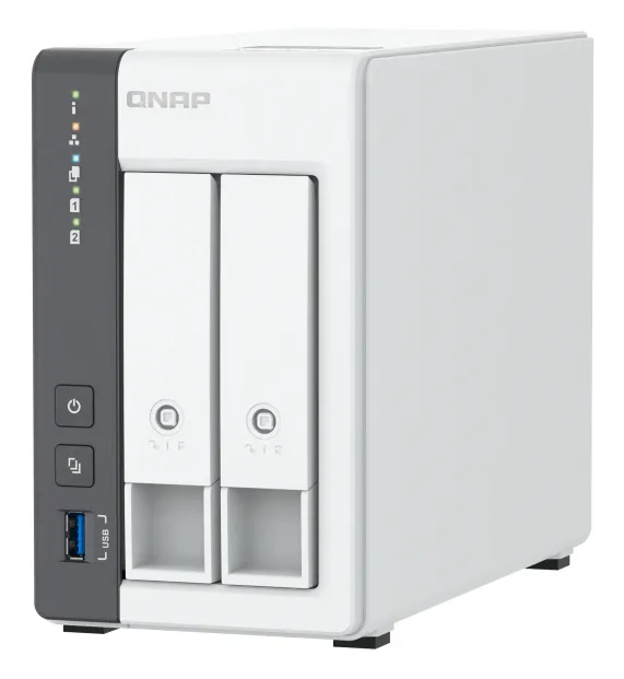 QNAP TS-216G NAS & Speicherserver Tower Cortex-A Cortex-A55 4 GB HDD Weiß – Bild 5