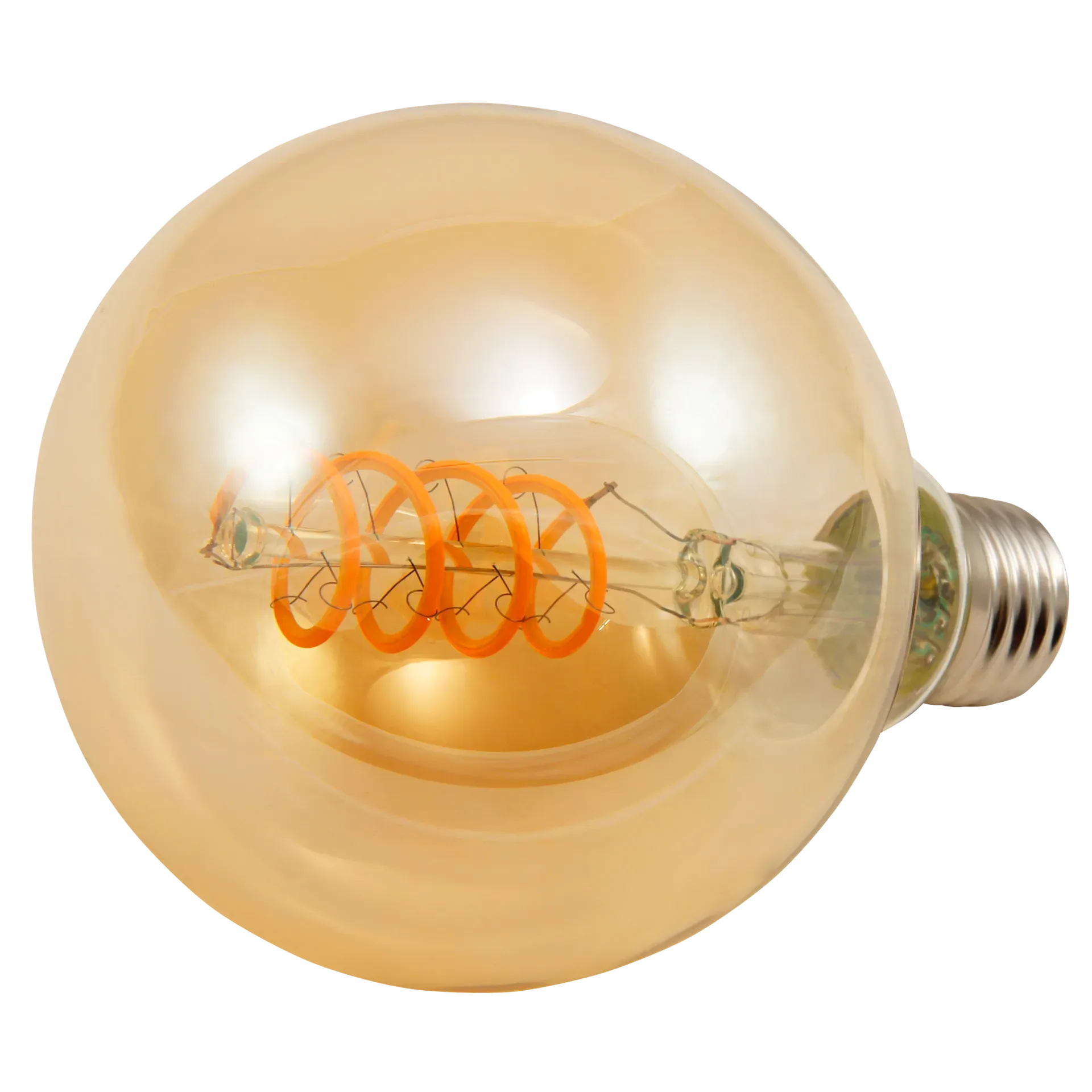 LED Filament Globelampe McShine ''Retro'' E27, 4W, 280lm, warmweiß, goldenes Glas – Bild 2