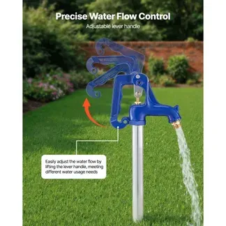 VEVOR Frostsicherer Gartenhydrant, 1895 mm, Außenwasserhahn mit 1219,2 mm Eingrabetiefe, G 3/4 Zoll Rohranschluss & Schlauchkupplung, bleifreier Hydrant für Bewässerung von Garten & Bauernhof VEVOR Frostsicherer Gartenhydrant, 1895 mm, Außenwasserhahn mit 1219,2 mm Eingrabetiefe, G 3/4 Zoll Rohranschluss & Schlauchkupplung, bleifreier Hydrant für Bewässerung von Garten & Bauernhof
